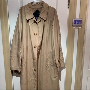 NÁUTICA. Rainwear. Vintage Trench Coat. 100% Cotton. Full Length with be…
